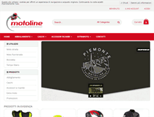 Tablet Screenshot of motoline.it